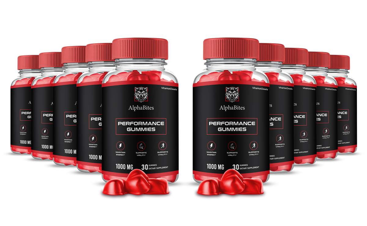 AlphaBites Male Performance Gummies (10 Pack)