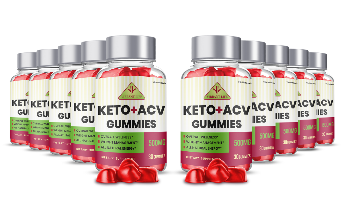Vibrant Life Keto ACV Gummies (10 Pack)