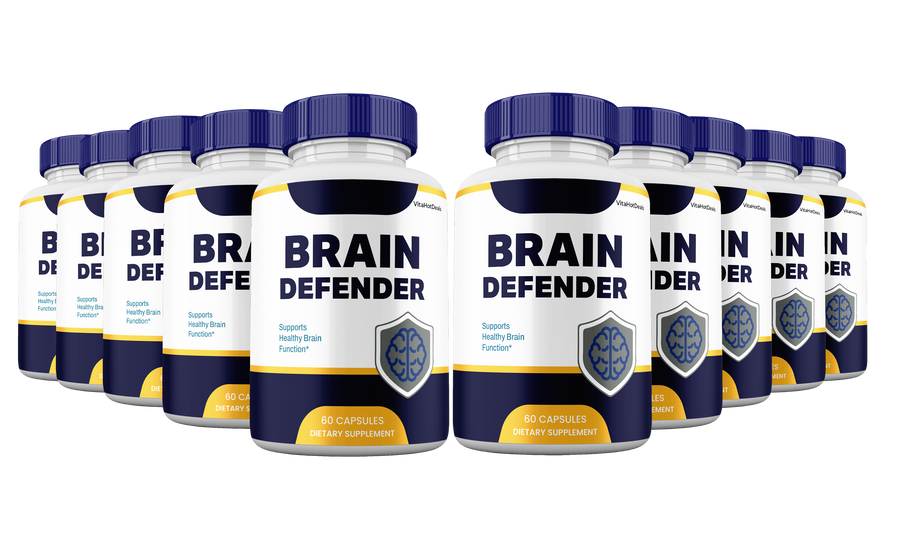 Brain Defender Supports Healthy Brain Capsules (10 Pack) | Daily Formula