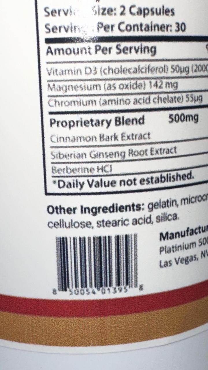 Sweet Restore Glycogen Support Capsules 60 Count | Daily Formula