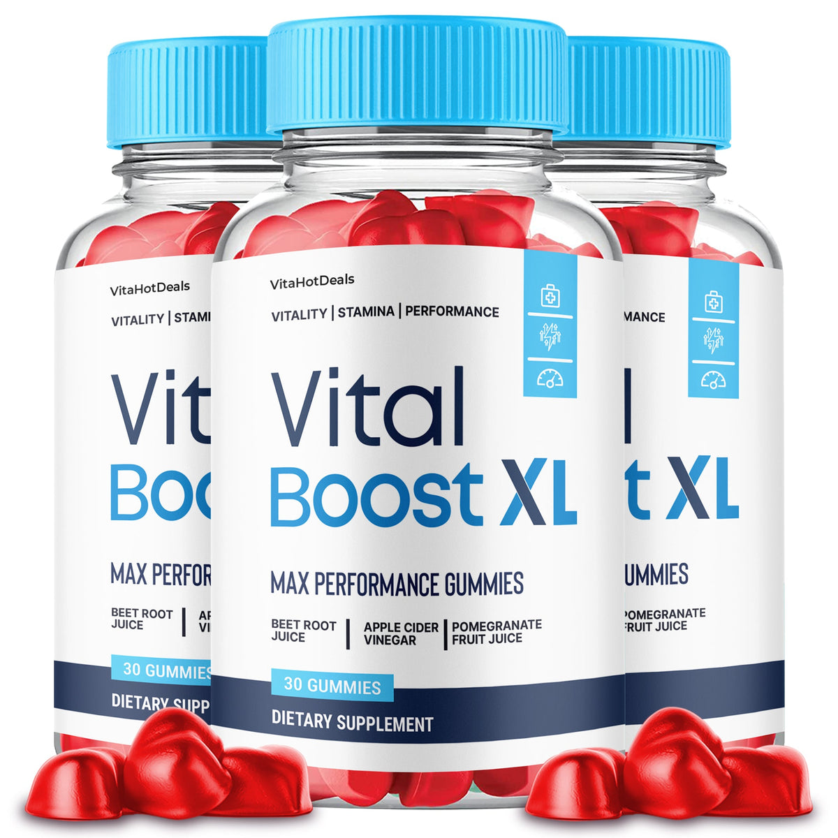 Vital Boost XL Gummies (3 Pack)