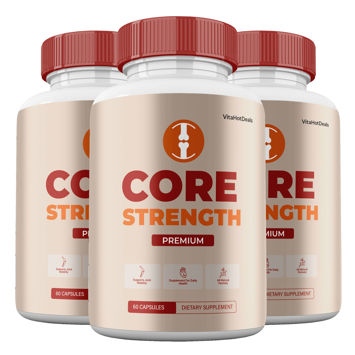 Core Strength Capsules (3 Pack) | Daily Formula