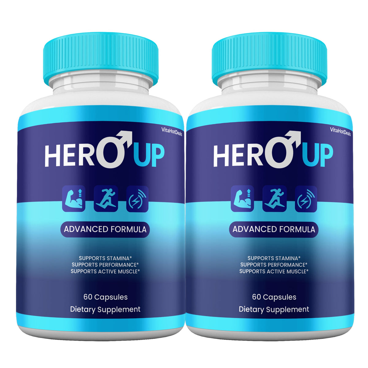 Hero Up Capsules (2 Pack) | Daily Formula