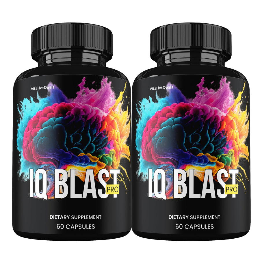 IQ Blast Pro Supports Healthy Brain Capsules (2 Pack) | Daily Formula