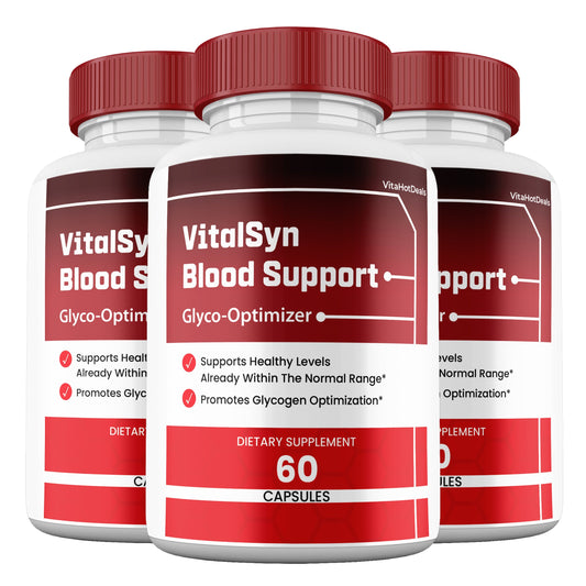 VitalSyn Blood Support Capsules (3 Pack) | Daily Formula