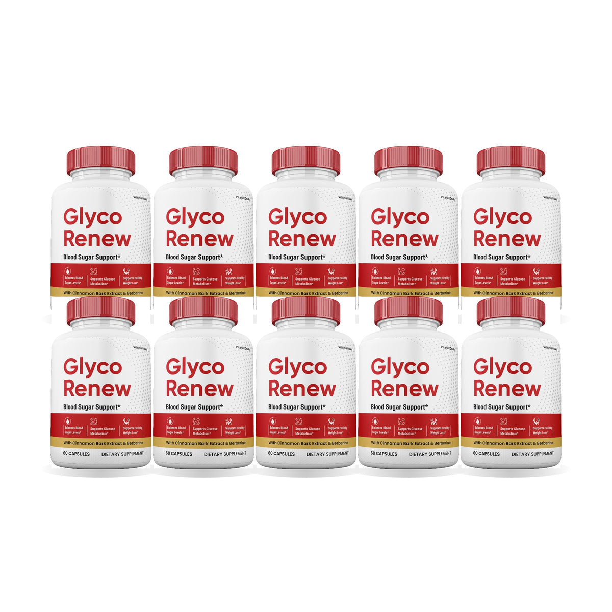 Glyco Renew Blood Sugar Support 10 Pack – 10 bottles