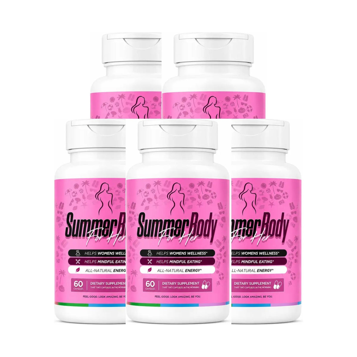 Summer Body For Her 5 bottles