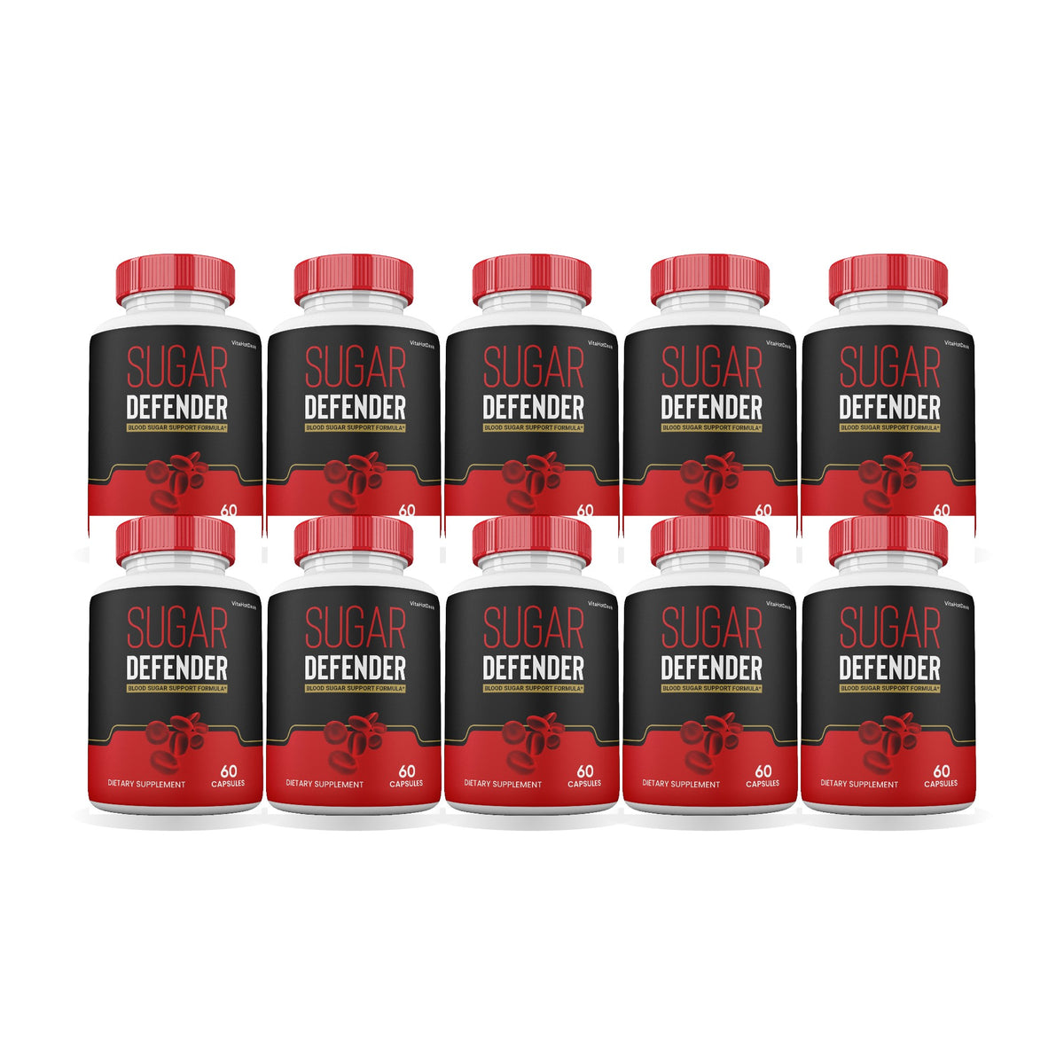 Sugar Defender Blood Sugar Support 10 Pack – 10 bottles