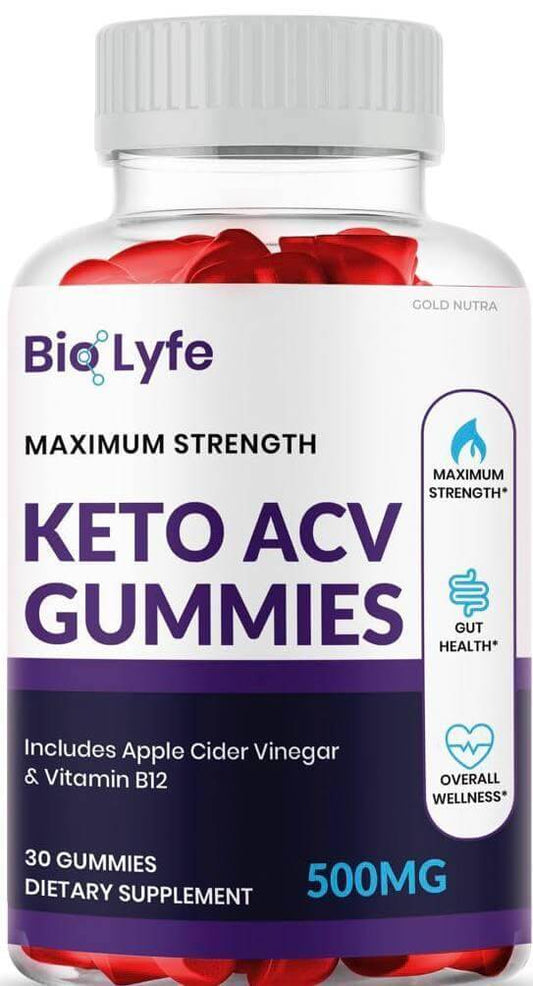(1 Pack) Bio Lyfe Keto Gummies - Gold Nutra