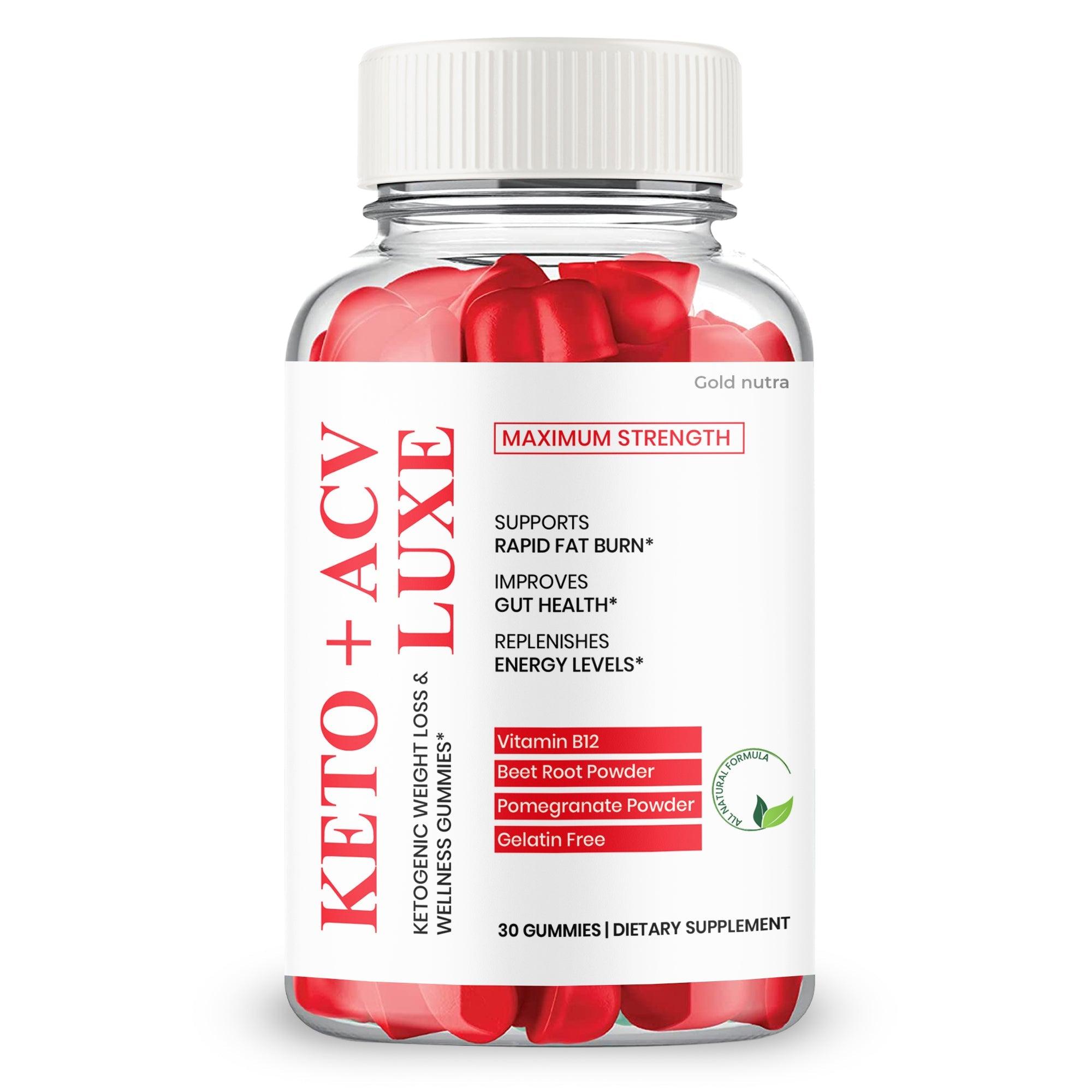 (1 Pack) Keto Luxe Gummies - Gold Nutra