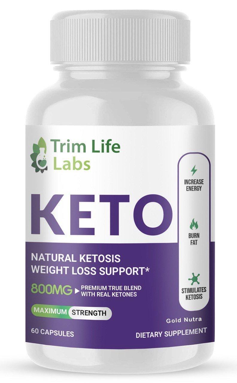 (1 Pack) Official Trim Life Keto Pills - Gold Nutra