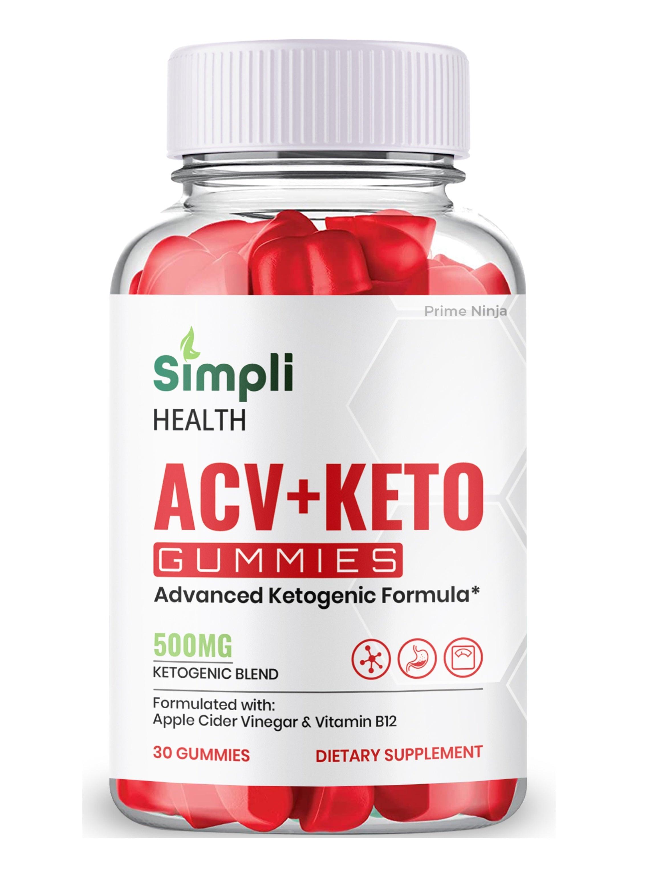 (1 Pack) Simpli ACV Ketos Gummies - Gold Nutra