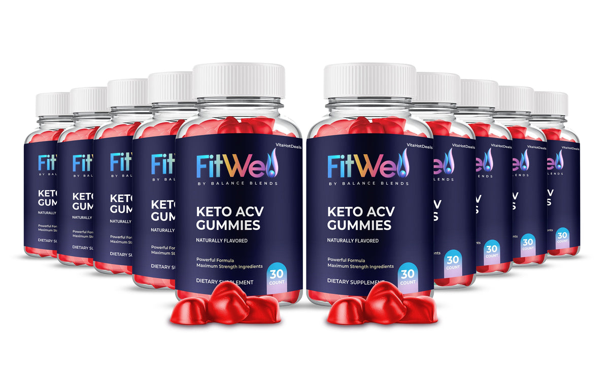 FitWell Keto ACV Gummies 10 Pack daily wellness support