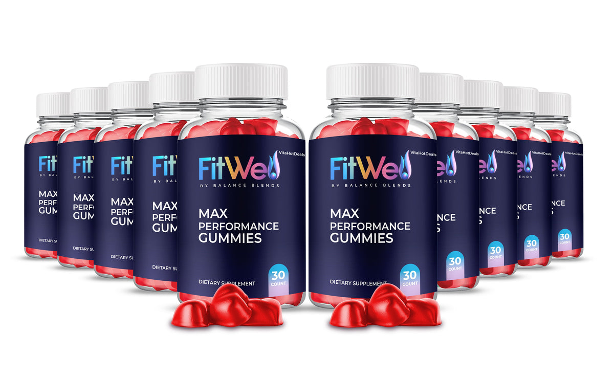 FitWell Max Performance Gummies 10 Pack energy and vitality