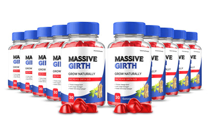 Massive Girth Gummies (10 Pack) | Daily Formula
