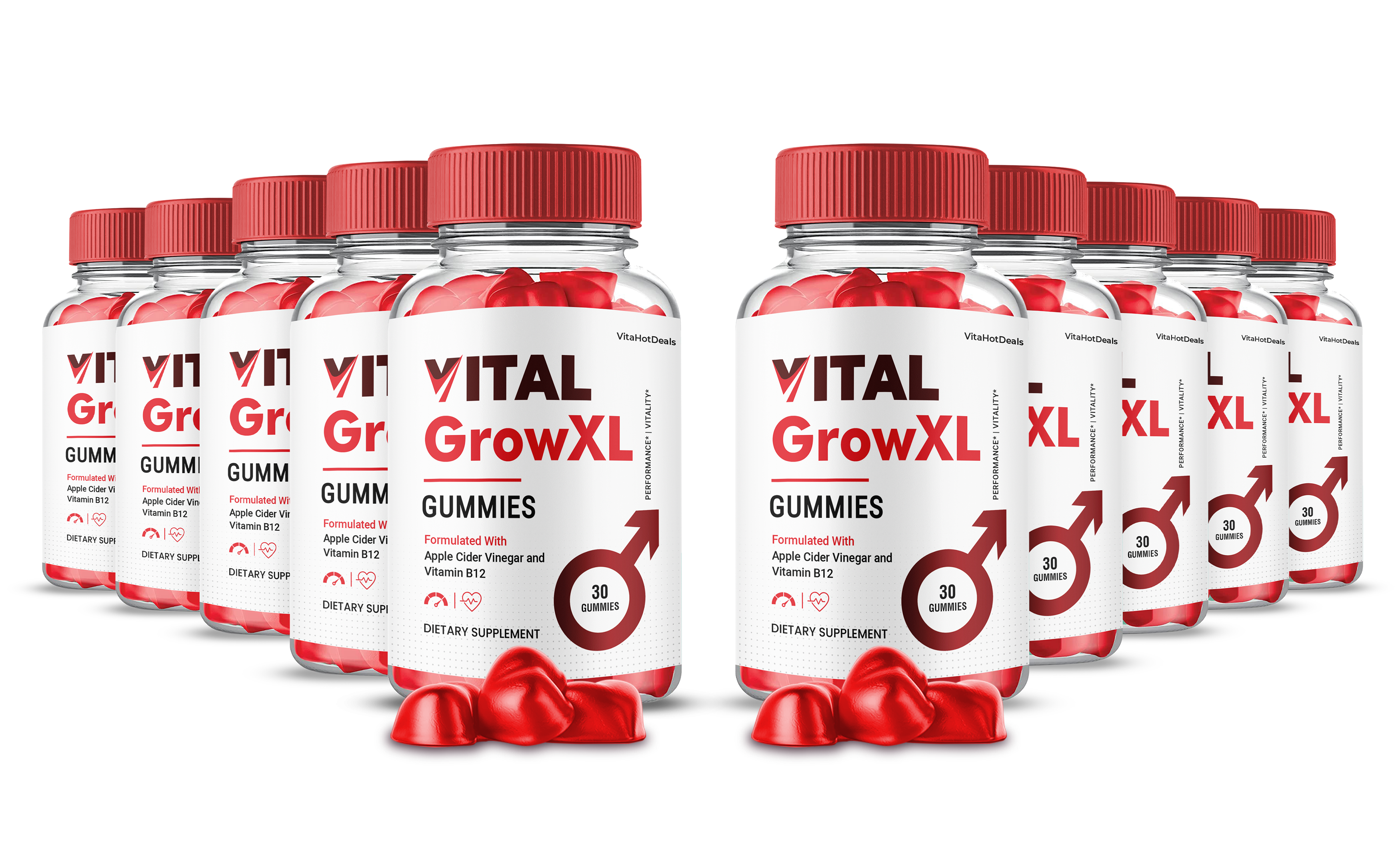 Vital Grow XL Gummies (10 Pack)