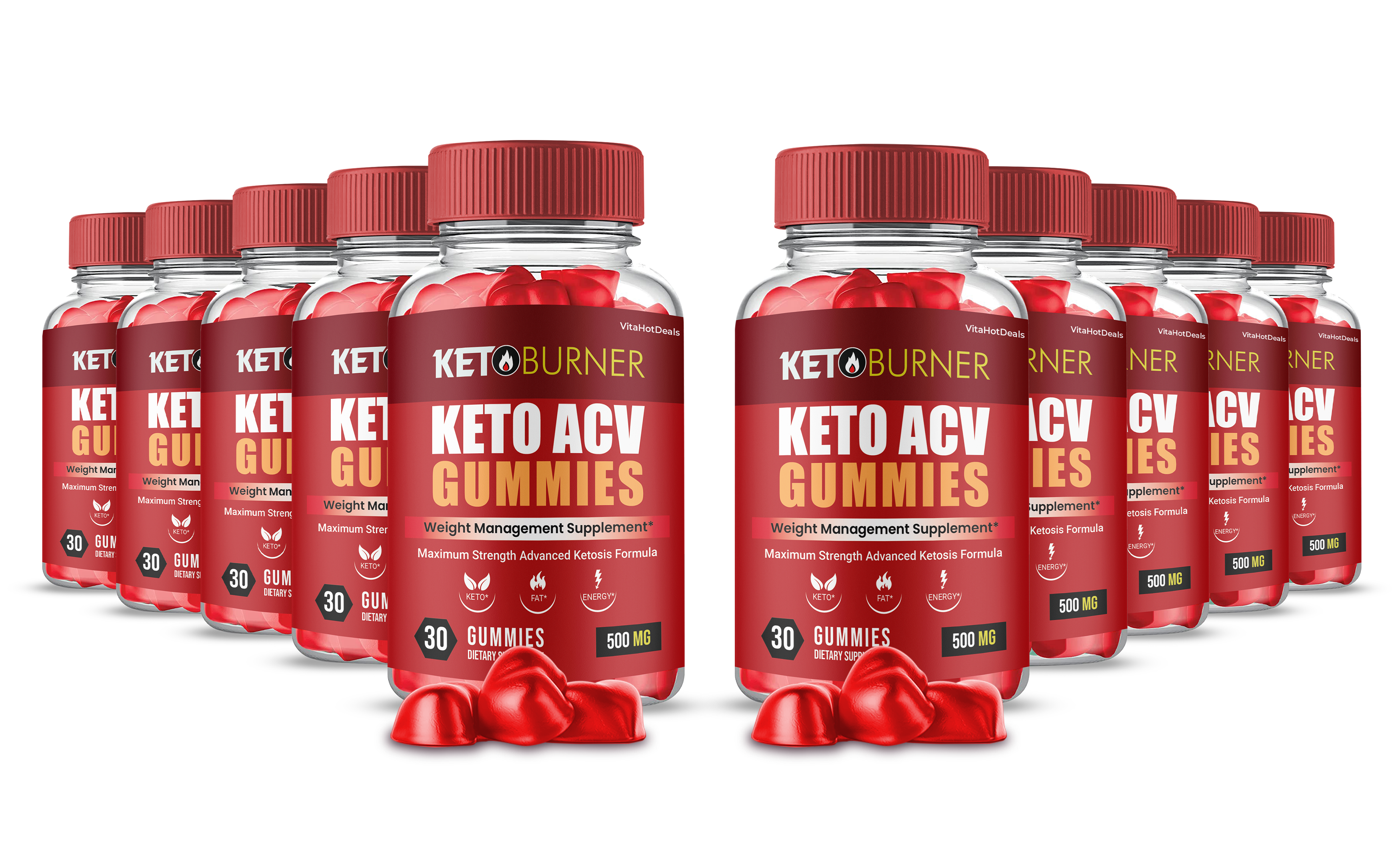 Keto Burner ACV Gummies (10 Pack)