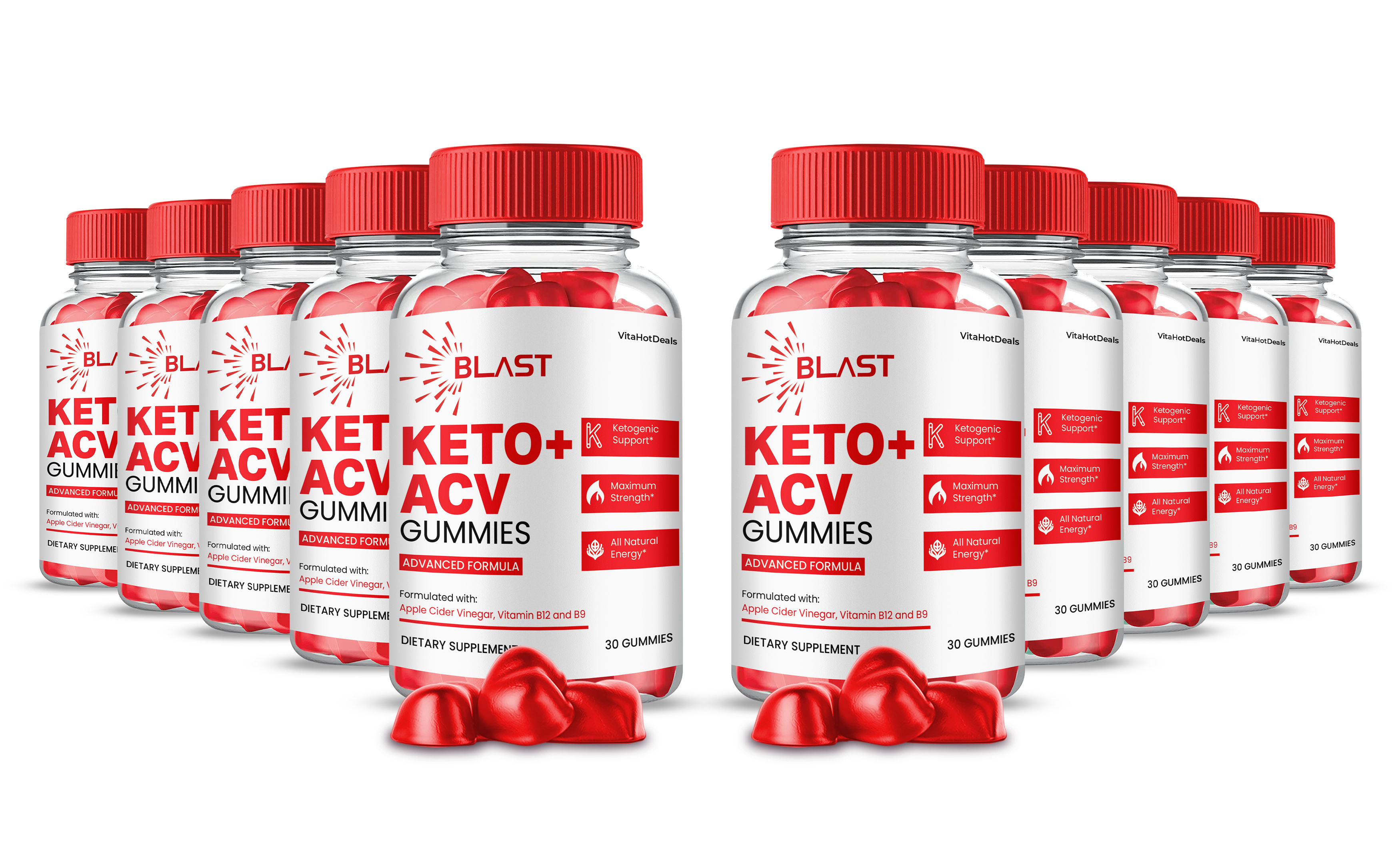 Blast Keto ACV Gummies (10 Pack)