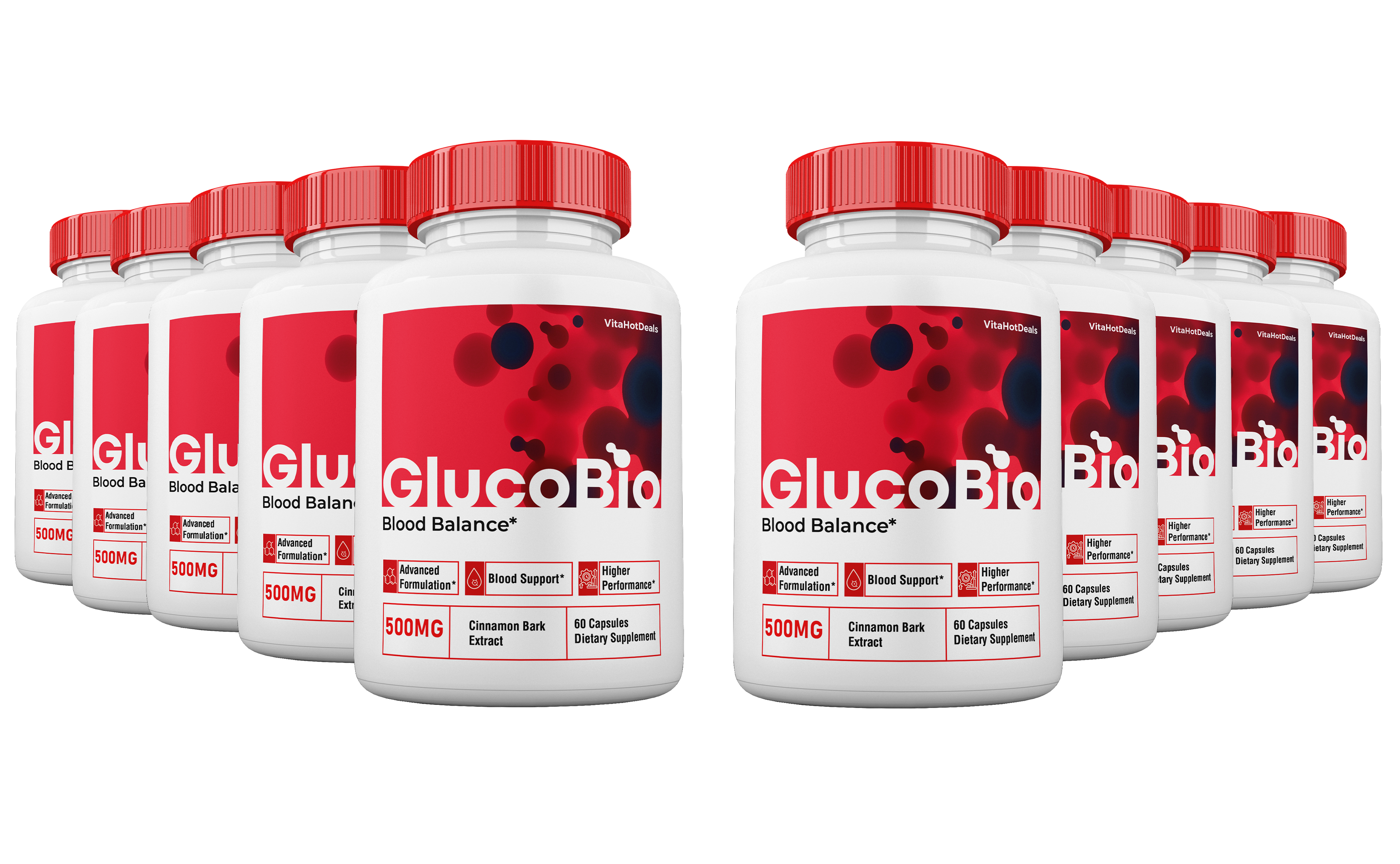 GlucoBio Blood Capsules (10 Pack)