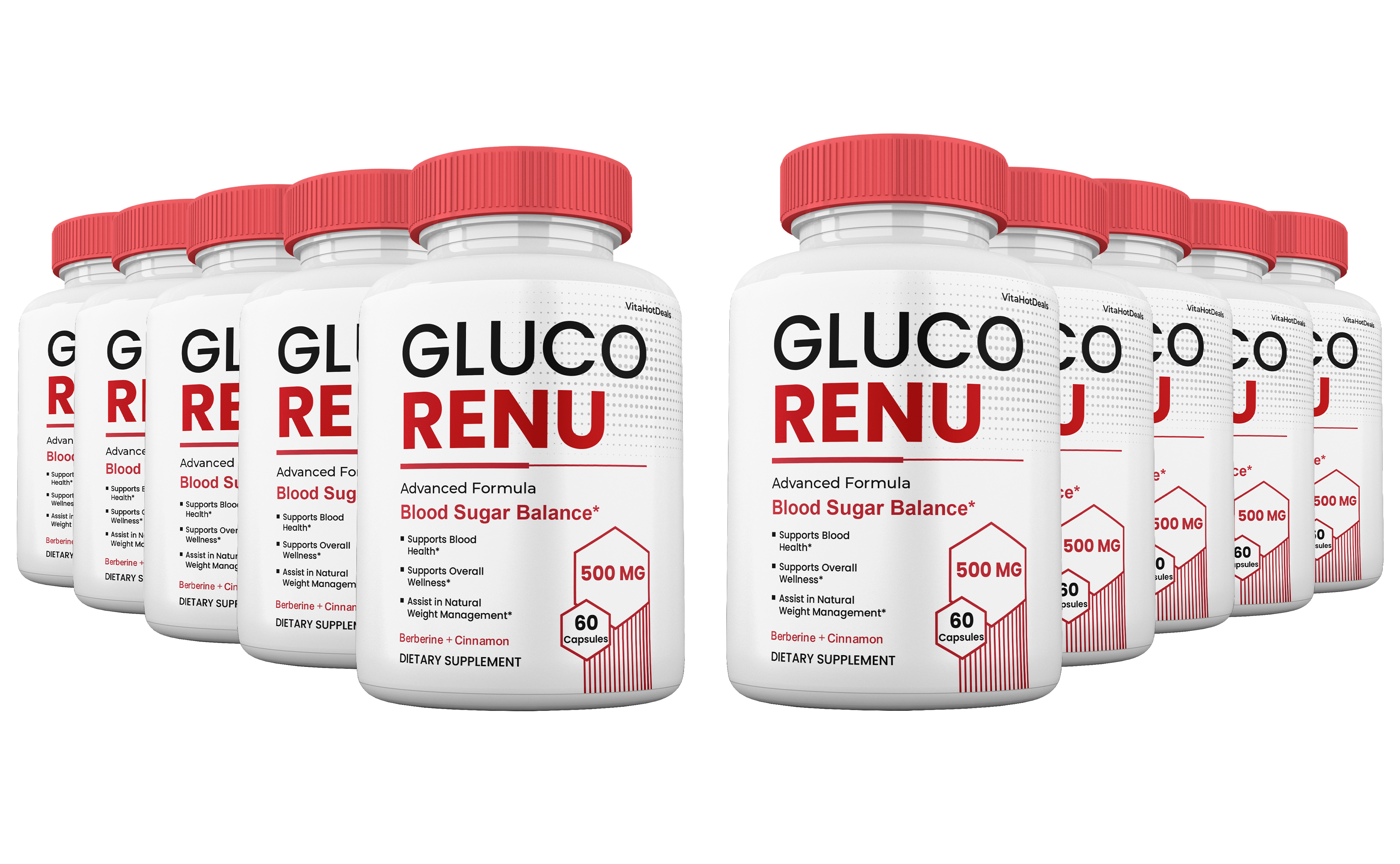 Gluco Renu Blood Sugar Balance capsules (10 Pack)