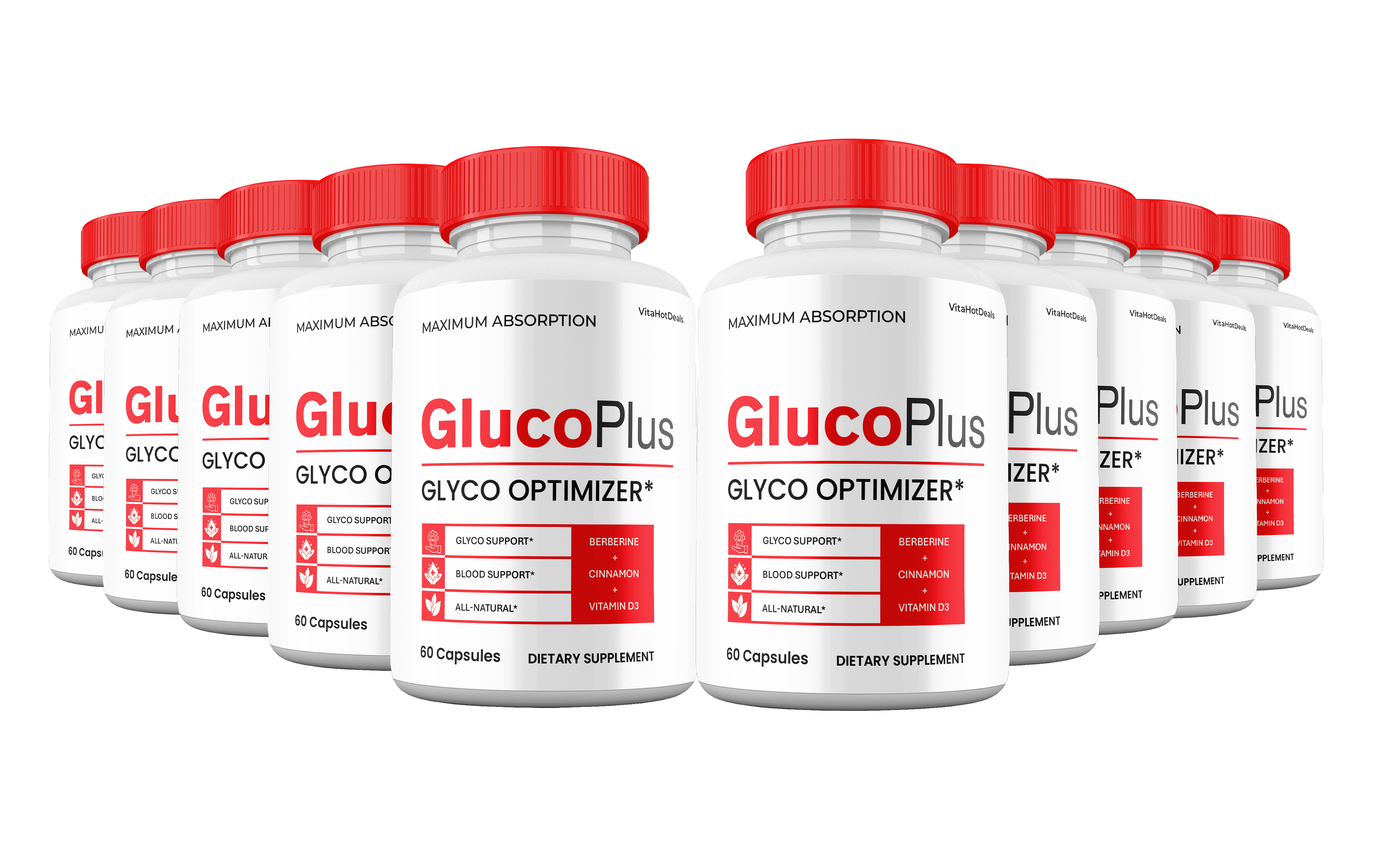 GlucoPlus Blood Support capsules (10 Pack)