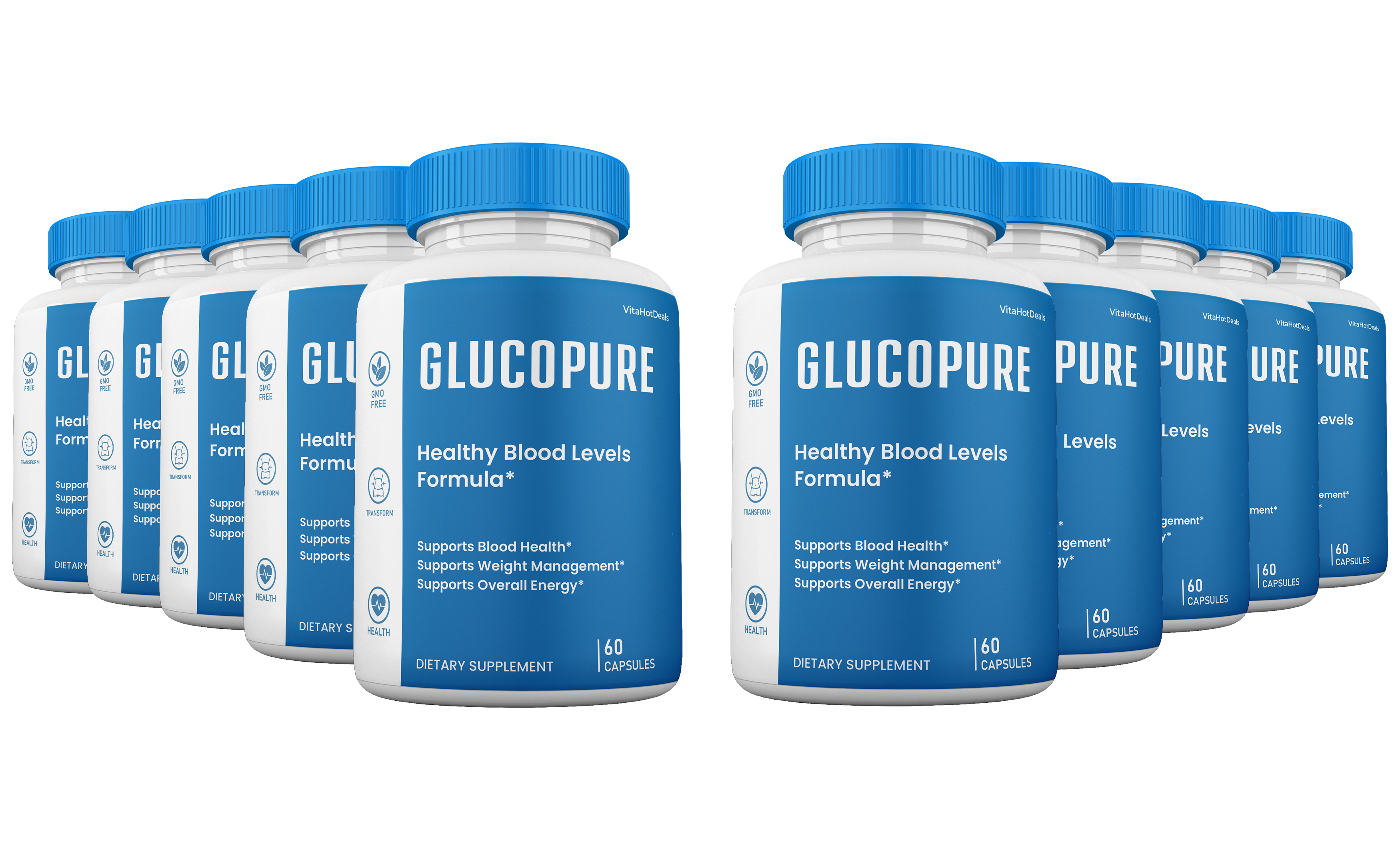 GlucoPure Blood Support capsules (10 Pack)