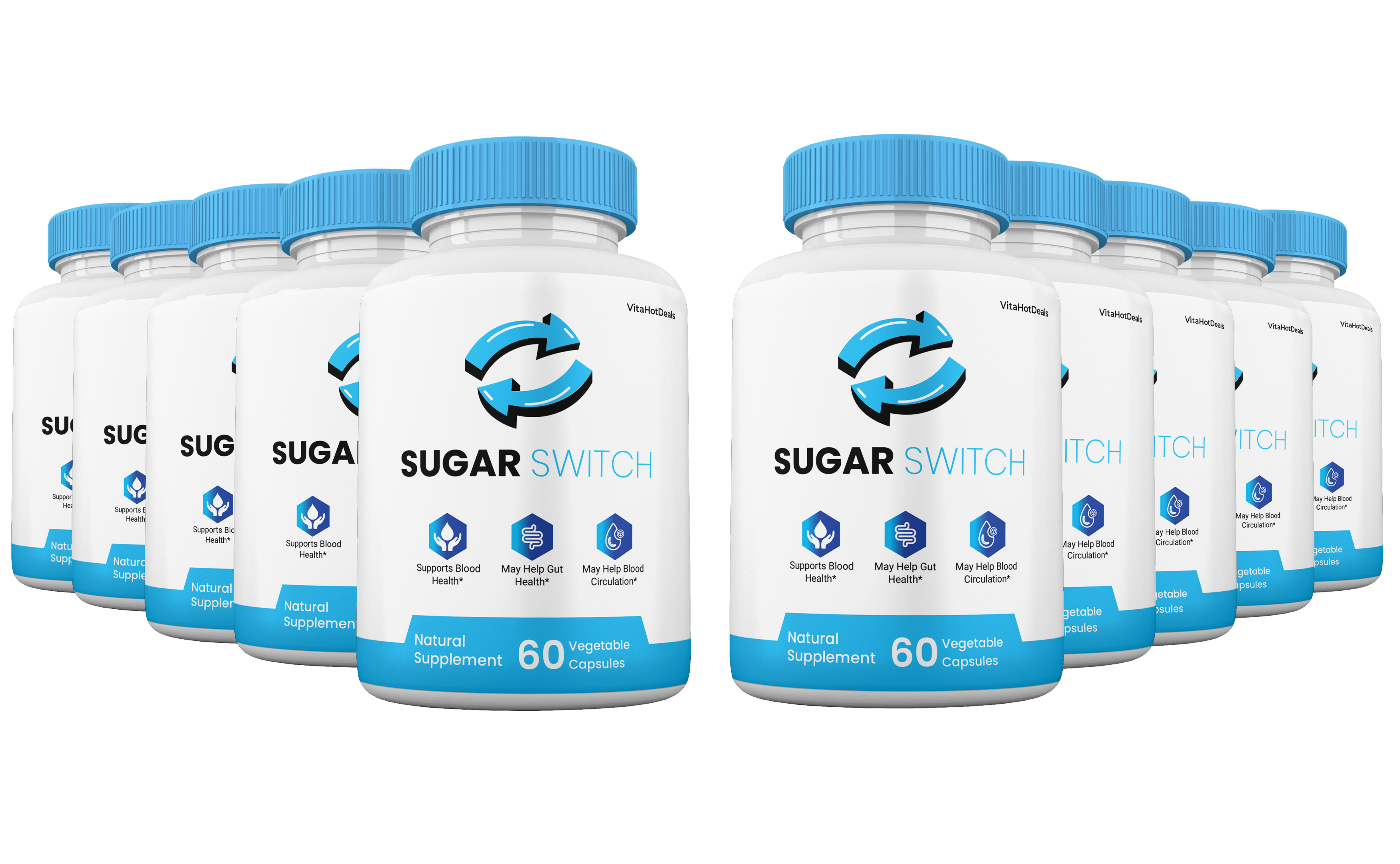 Sugar Switch Glycogen Support Capsules (10 Pack)