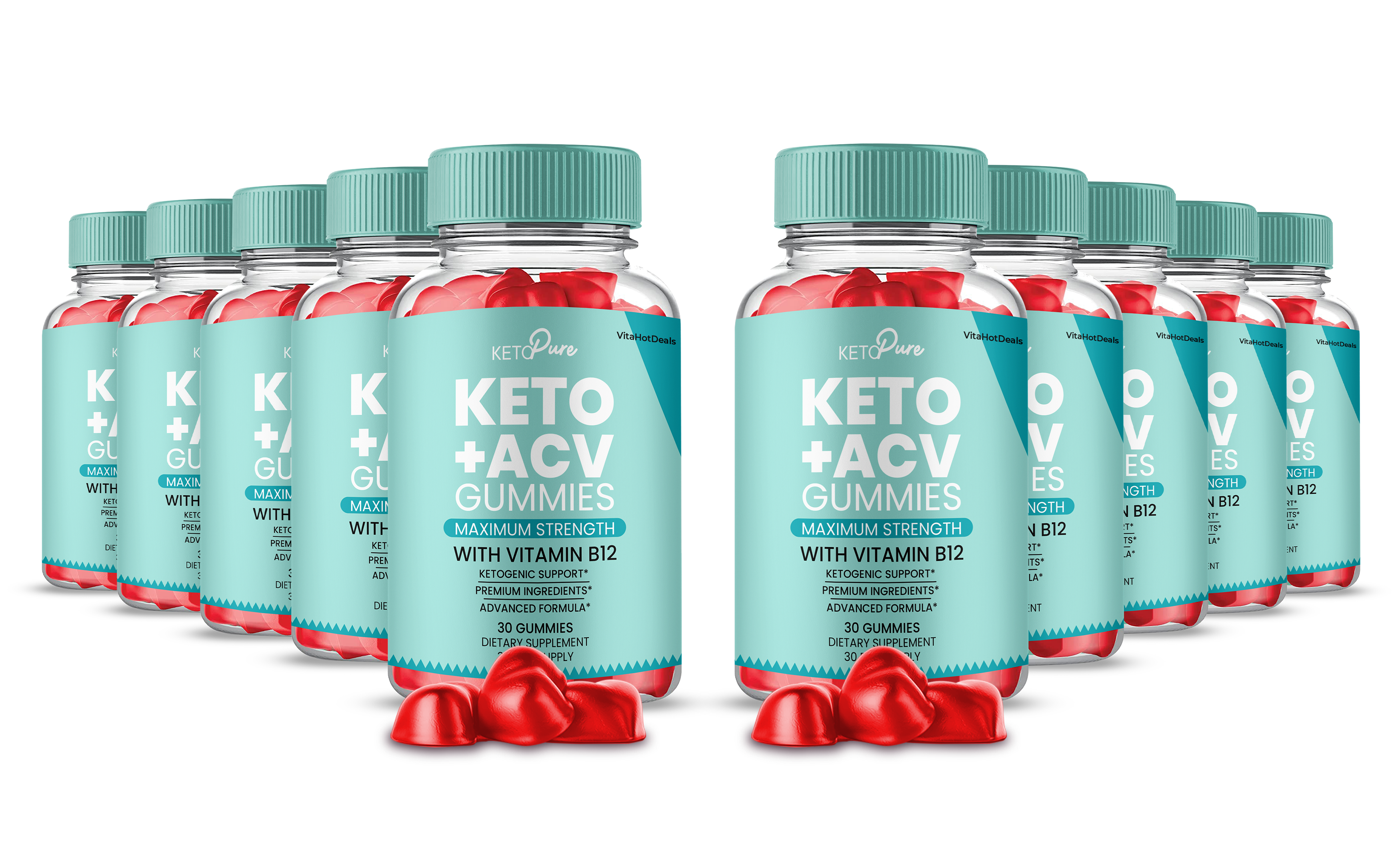 Keto Pure ACV Gummies (10 Pack)