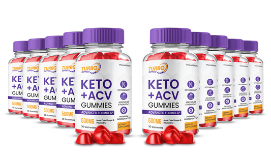 Turbo Ripped Keto ACV Gummies (10 Pack)
