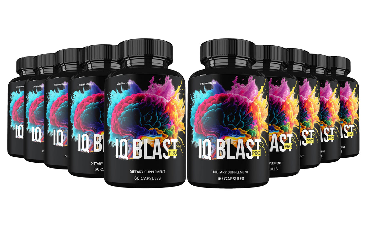 IQ Blast Pro Supports Healthy Brain Capsules (10 Pack) | Daily Formula