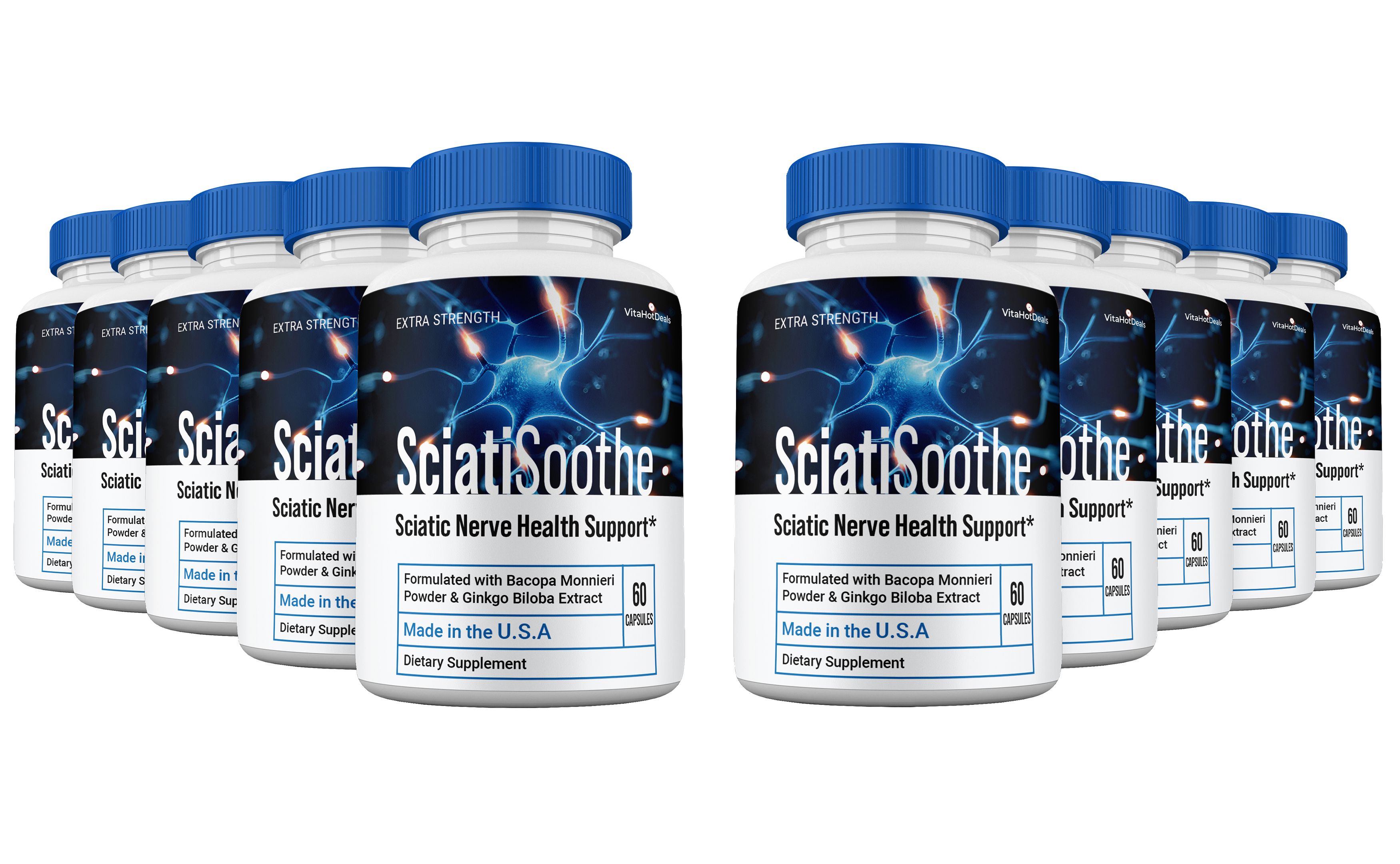 SciatiSoothe Nerve Health Support Pills (10 Pack)