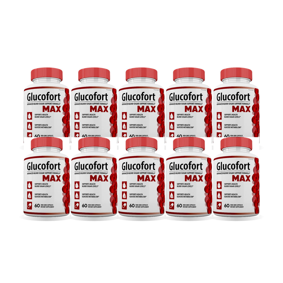 Glucofort Max 10 Pack – 10 bottles