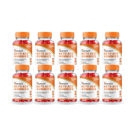 Impact Keto ACV Gummies 10 Pack – 10 bottles