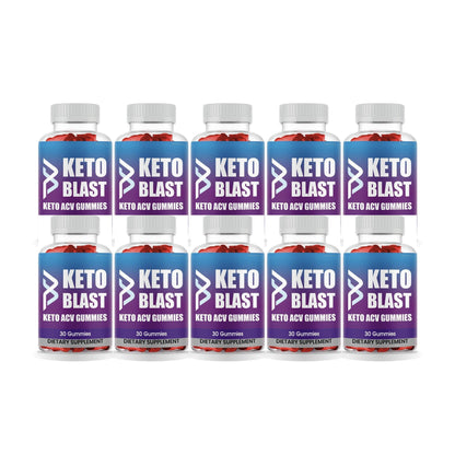 Keto Blast Gummies 10 Pack – 10 bottles