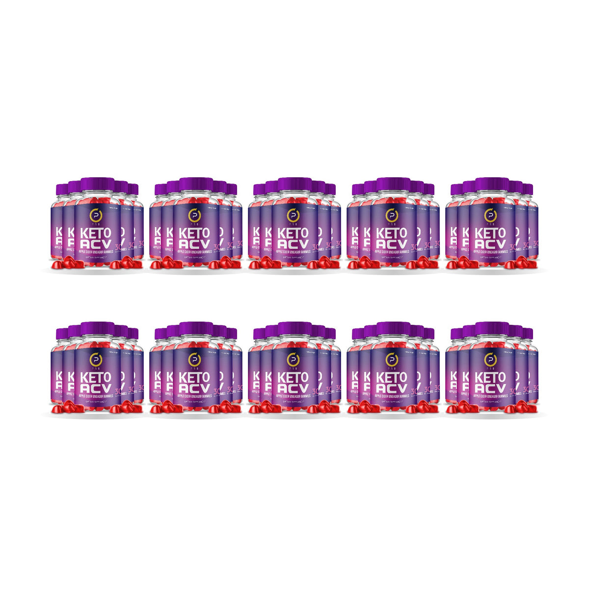 Pro Keto ACV Gummies 10 Pack – 10 bottles