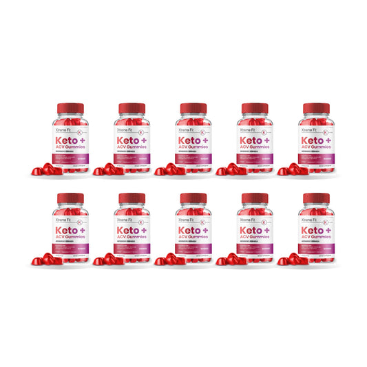 Xtreme Fit Keto ACV Gummies 10 Pack – 10 bottles
