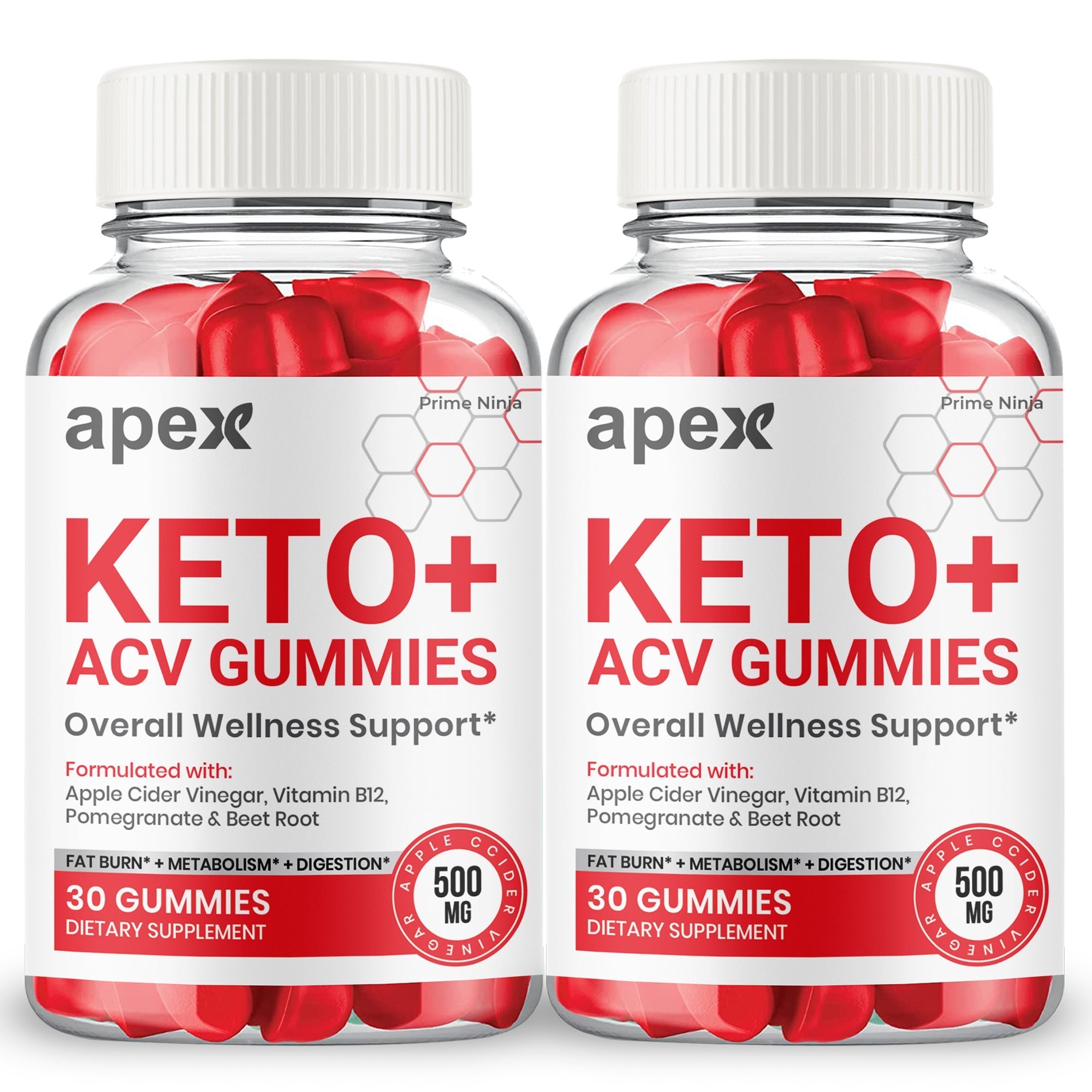 (2 Pack) Apex Keto Gummies - Gold Nutra