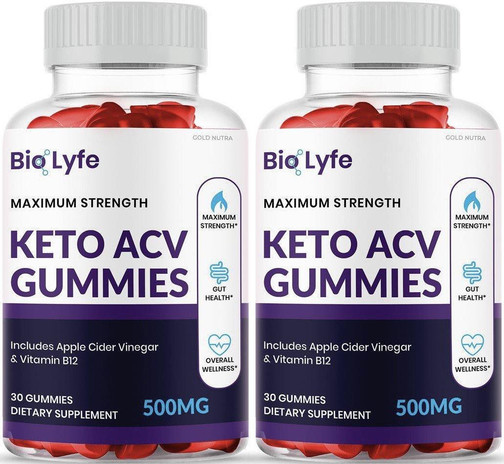 (2 Pack) Bio Lyfe Keto Gummies - Gold Nutra