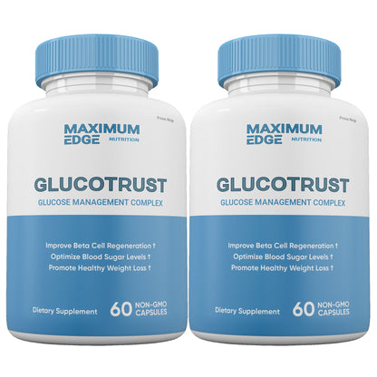 (2 Pack) Glucotrust Capsules Blood Sugar - Vita Hot Deals