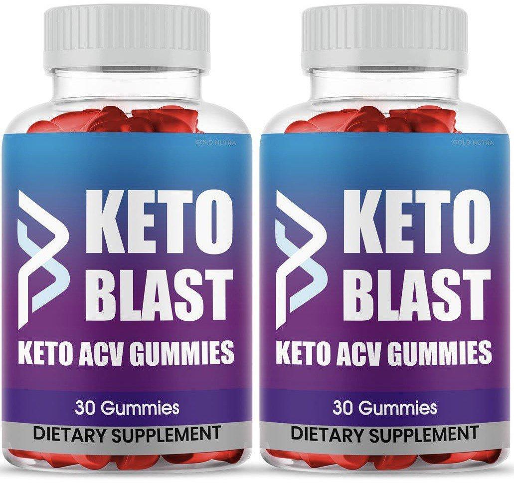 (2 Pack) Keto Blast Gummies - Gold Nutra