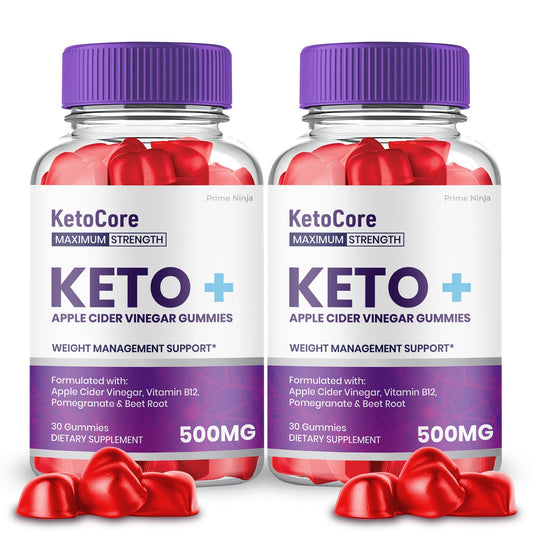 (2 Pack) Keto Core ACV Gummies - Vita Hot Deals
