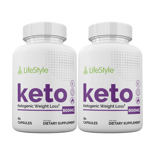 (2 Pack) LifeStyle Keto Pills - Gold Nutra