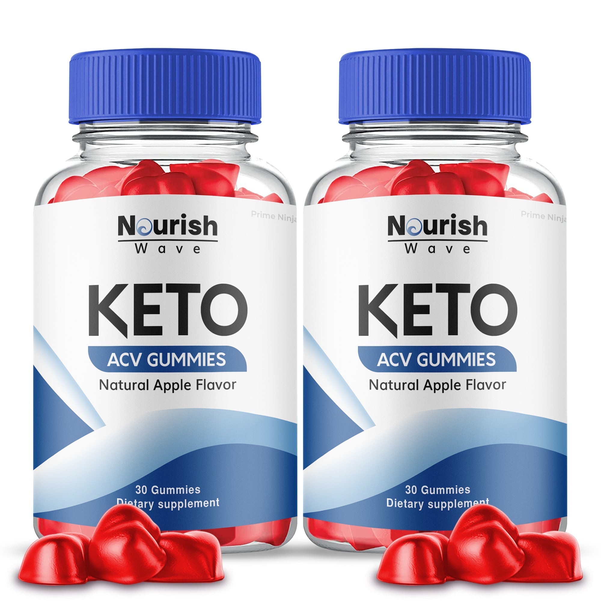 (2 Pack) Nourish Wave ACV Keto Gummies - Vita Hot Deals