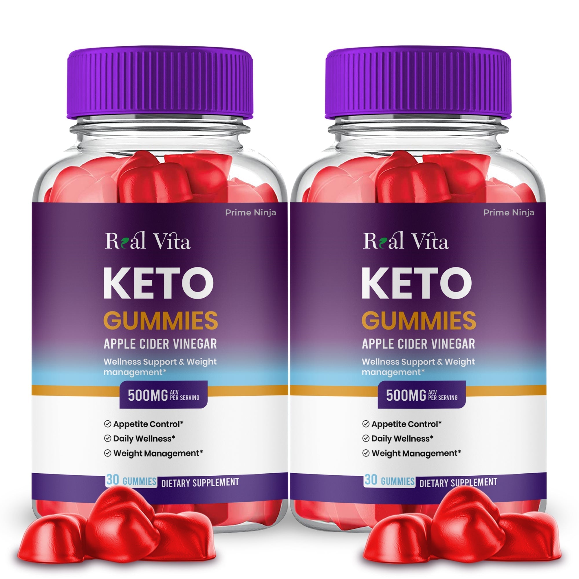 (2 Pack) Real Vita Keto Gummies - Vita Hot Deals