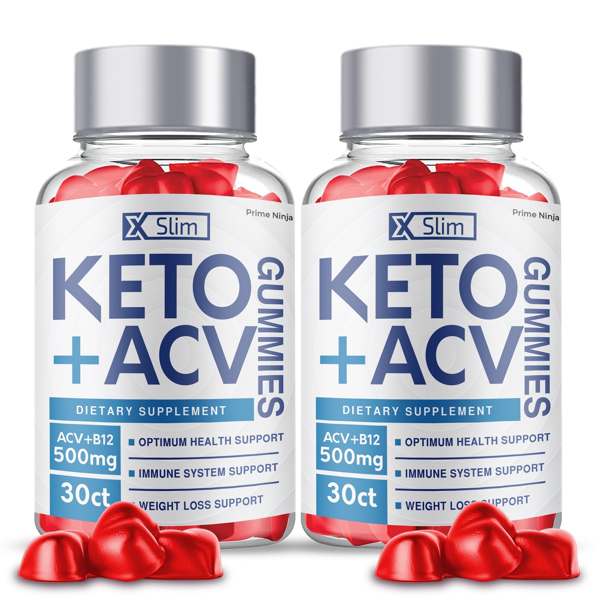 (2 Pack) XSlim Keto ACV Keto Gummies - Vita Hot Deals