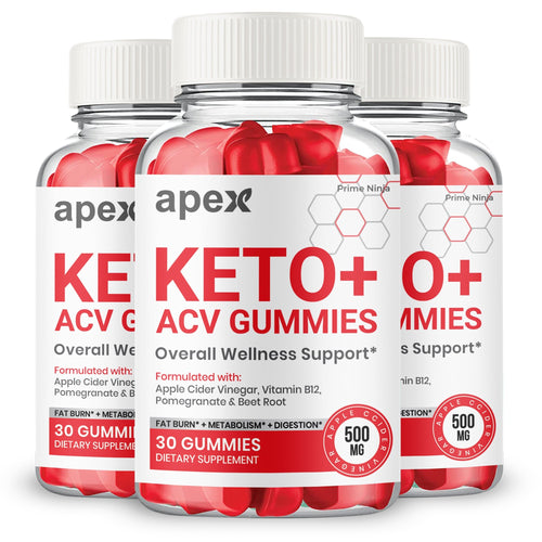 (3 Pack) Apex Keto Gummies - Gold Nutra