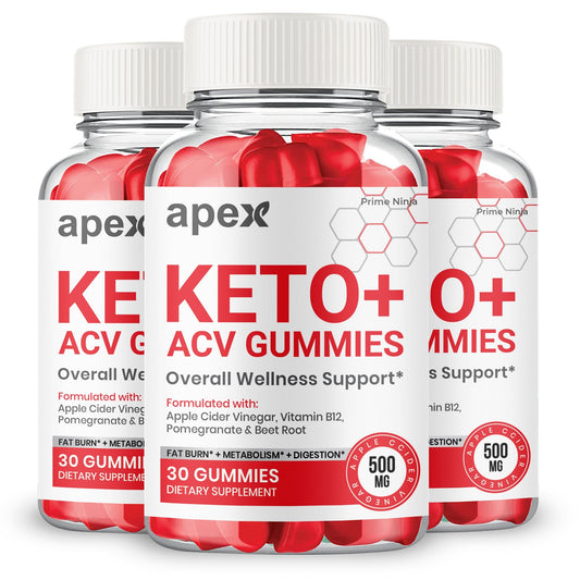 (3 Pack) Apex Keto Gummies - Gold Nutra
