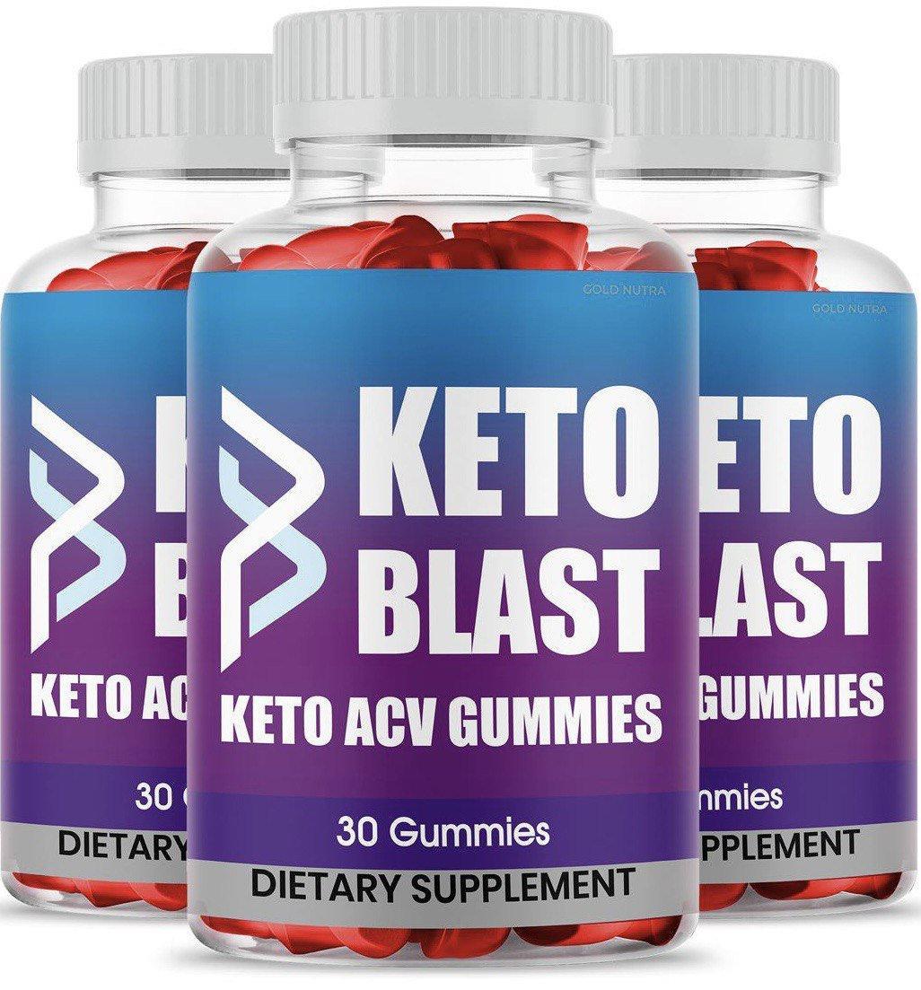 (3 Pack) Keto Blast Gummies - Gold Nutra