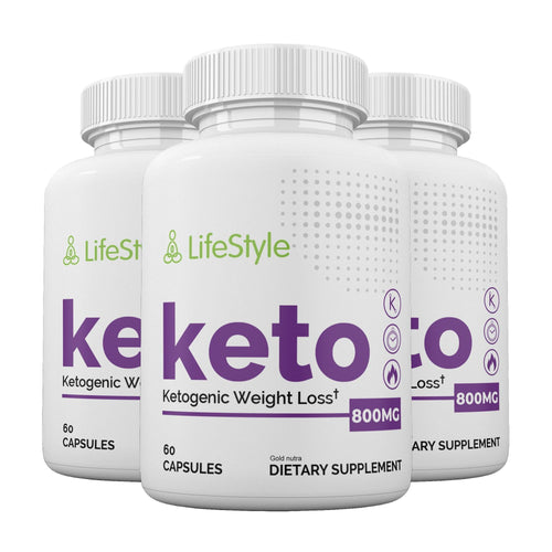 (3 Pack) LifeStyle Keto Pills - Gold Nutra